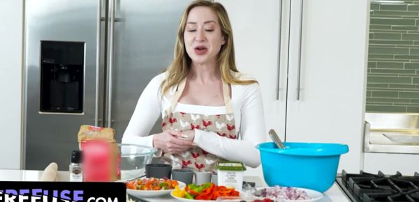 Watch this complete clip called : Stepson Fucks His Beautiful Stepmother During A Digital Interview For A Cooking Show - FreeUse