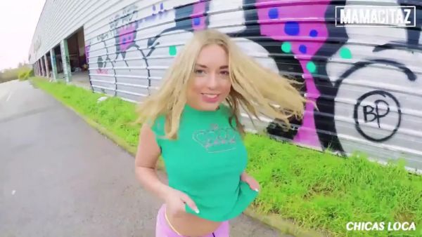 Play this full movie called : Danielle Soul In Blonde Girl Fucks Big Cock In Public
