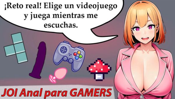 View uncensored scene of : Spanish Audio JOI: Anal Lovers and Gamers, Watch Out! Hot Femdom Jerk Off Instruction