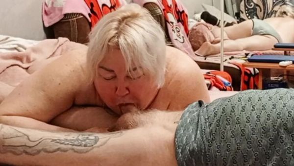 View HD clip of : Stepmom Swallows Gentle Blowjob and Cum in Mouth