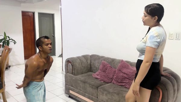 View the full clip : Rich Neighbor Gets Wifi Key and Fucks Me in My Towel