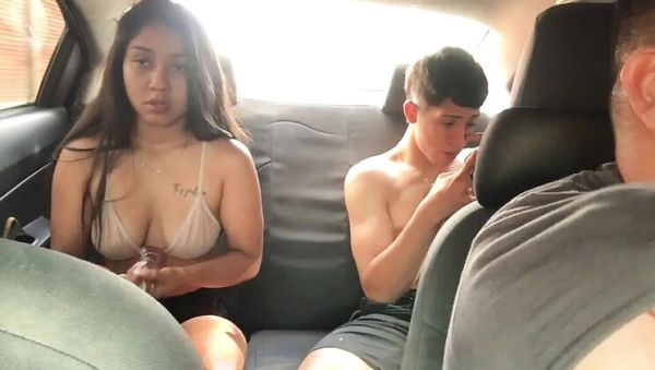 Play this full movie called : Hot Latina girlfriends fuck in my car