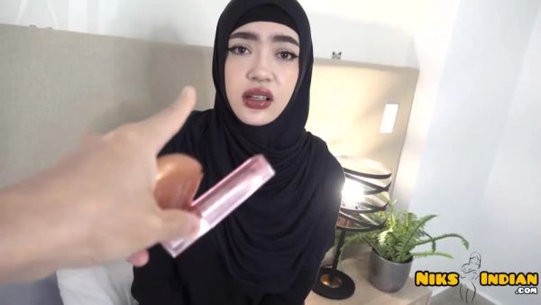 Enjoy watching full video named : Spoiled Muslin Hijabi Stepsis Double Cream Pied By Stepbro With Aradia Hell
