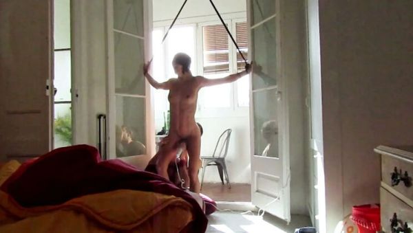 View this full clip : Blindfolded and Tied Up: Amateur Couple Fucks Hard at Her House