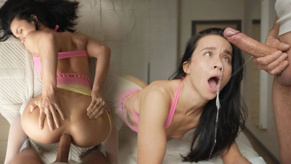 View uncut clip of : Seduced my roommate and he pounded my tight ass till he cummed on my face