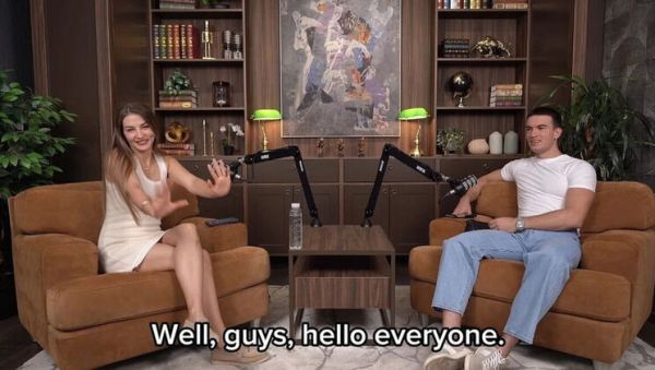 Play this HD scene named : Hottiestwo First Podcast! How We Met & Started Our Career - Answering Your Questions! (English Subs) SFW - Elina Lizz Amateur Interview