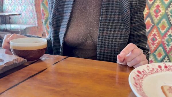 Play the uncensored movie titled : Sonya Pretty Naked in Cafe – Solo Amateur HD Video