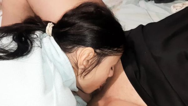 Watch this uncensored movie named : Teaching My Girlfriend to Eat Pussy Step by Step – Russian Talk, Real Orgasm