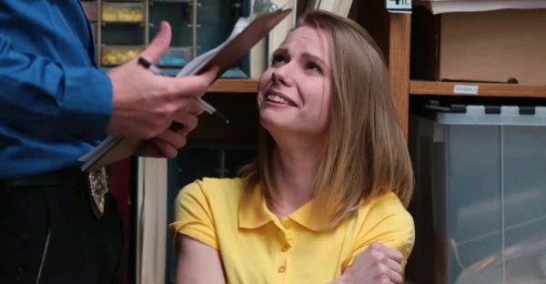 Play the HD scene of : Skinny teen Catarina Petrov rides cock in the store