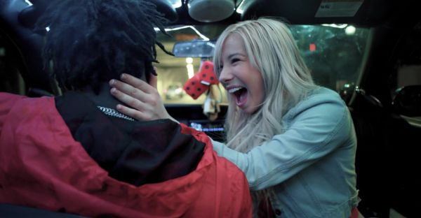 Stream uncensored scene titled : Blond babe Kenzie devours Louie's huge dick in HD