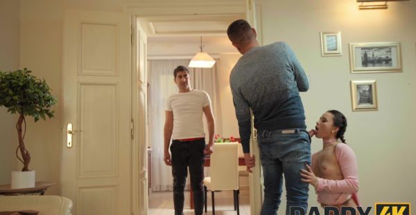 Play this full scene of : Lucy's naughty l***e secret: Ian gets a taste of her perfect pout