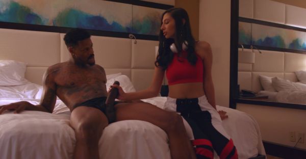 View this HD scene titled : Brunette babe Gianna Dior gets her fill of Jas*** Luv's massive member in a steamy HD flick