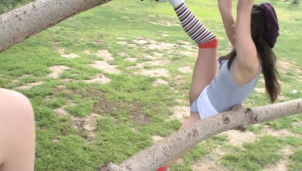 View this complete scene called : Georgia Jones & Faye Reagan Lesbian College Cheerleaders Outdoor Sex & Toy Fun