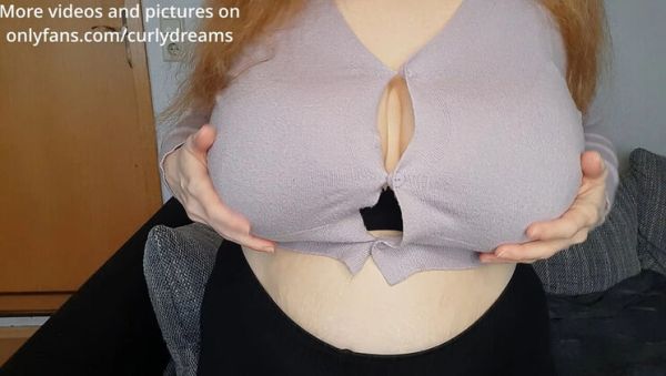 Stream the uncensored video titled : Curly Dreams German MILF Squirts on Her Big Natural Tits - Close Up 4K