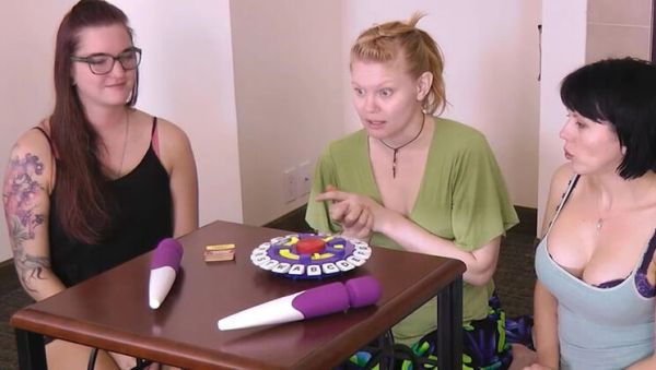 Enjoy watching this hardcore clip of : Amber Chase Wild Strip Game - Big Tits Lesbian Teen Loses Bet & Gets Tied Up