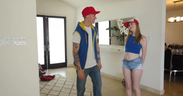 Enjoy watching this hardcore clip named : Teen Dolly in risqué attire gets her t***-titted thrills from Richie's rock-hard cock