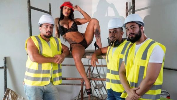 View hardcore movie : My Wife Cheats with Bricklayers - Rough Gangbang & Anal Sex