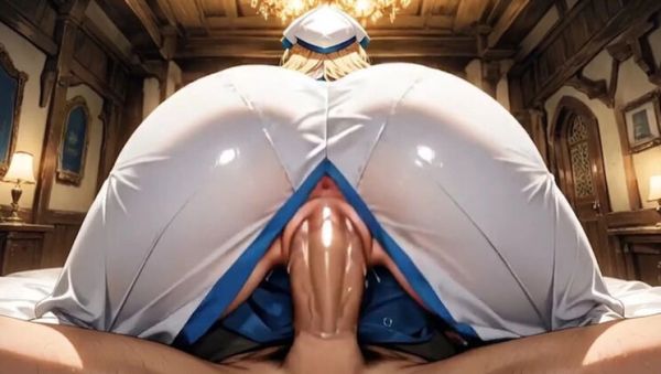 Play this uncut clip of : Goblin Slayer Anime Hentai: Priestess Anal & Blowjob Fuck Scene - Uncensored HD