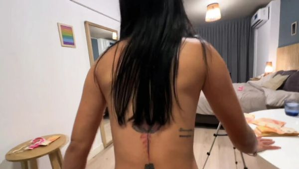 View this uncensored video named : Amateur Latina Big Ass Doggystyle Fucking Hard in Spanish Homemade 4K