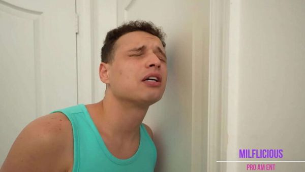 Stream the uncensored video named : Hot Redhead Stepmom Jessica Aaren Lets Me In The Bathroom For Urgent Blowjob & Rough Doggystyle