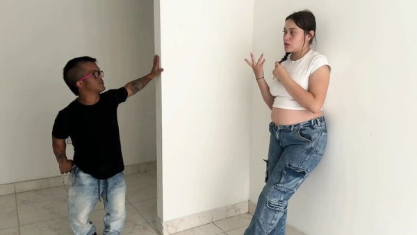 Play this uncensored clip : Huge Cock Fucks Rich Pregnant Latina Real Estate Agent for House Rent - Blowjob & Cum Inside