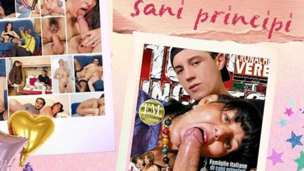 Enjoy watching this full scene named : Italian Family Vintage Anal: Veronica Rossi Takes Big Natural Tits Doggy Style with Cum in Mouth