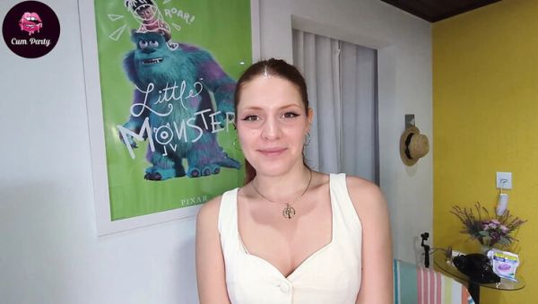 View complete clip : Mira Love Takes 4 Cumshots on Face & Mouth - Blowjob Facial Teen POV