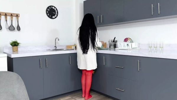 Watch this complete video named : POV Fucking My Busty Stepmom Hard in Kitchen to Solve Her Problems - Stella Osorio