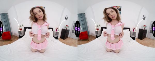 Play the uncut video named : Alice Klay plays with her pussy in a captivating vr scene
