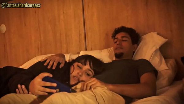 Watch the full scene titled : Sleepy Step Sister Blowjob Surprise - Alison Gonzalez Deep Throat Facial Cumshot