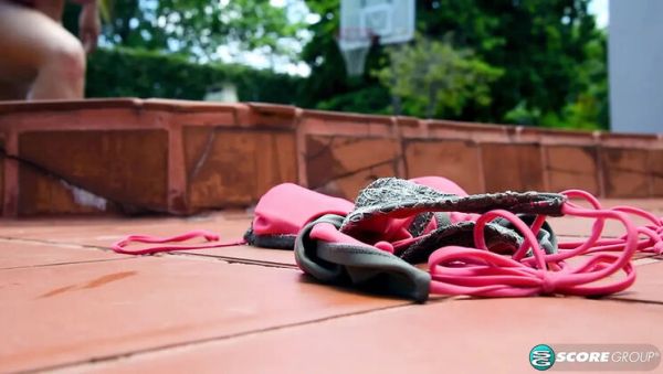 Enjoy watching this full clip : Big Tits Blonde Renee Ross Poolside Solo Masturbation Hottest Newcomer