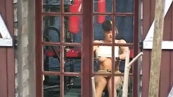 Stream this complete clip called : German Teen in Short Skirt Gets Anal Fuck From Gardener