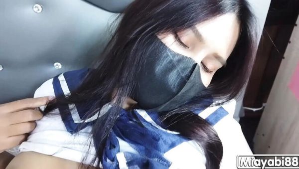 Play the hardcore clip named : POV Fucking Thai Student in School Uniform & Fishnet Stockings - Asian Cosplay Teen Moans