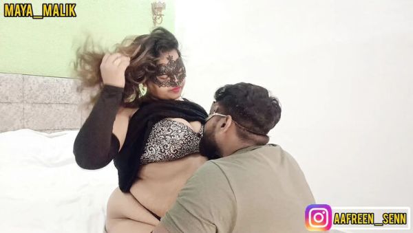 Watch the full scene of : Maya Malik Gets Horny on Her Engagement Day - Fucks Hotel Technician in Hindi Urdu Roleplay