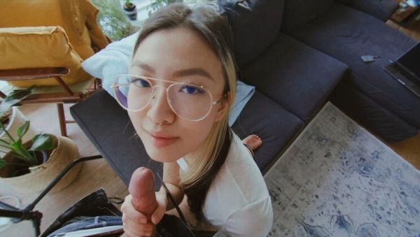 Watch the complete scene titled : Mila Koi gets a huge creampie riding cock - amateur Asian teen sex