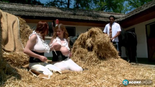Play this HD clip named : Eric Swiss, Christy Marks And Terry Nova - 4-way Fuck In A Barn