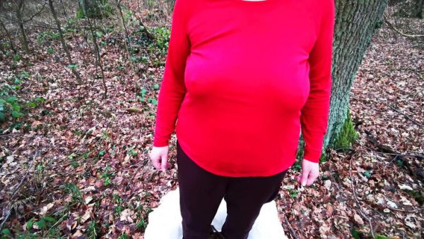 Watch the uncensored scene : Big Busty Tits Slapped Hard Outdoor in Autumn BDSM Public Sex