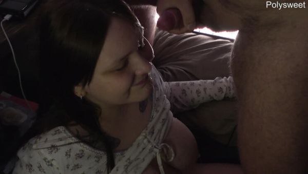 Watch this hardcore movie titled : Polly Sweet Blurred Boundaries: Slobbery Blowjob Leads to Rimming & Bukkake