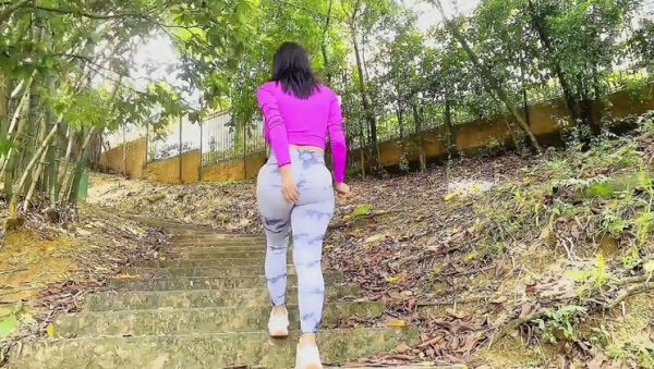 Play this uncensored clip named : Colombian model Jenifer Play gets hard anal fuck from personal trainer in HD video