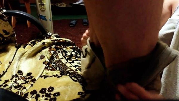 Stream the complete scene titled : Gentle Blowjob with Big Natural Tits MILF for Deep Throat Relaxation - Amateur Homemade Creampie