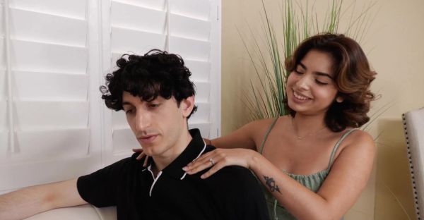 Play uncut clip titled : Nick stroking Hazel's hazelnut heart in a variety of positions