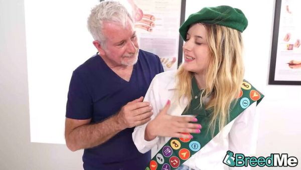 View the hardcore clip : Dez Hansen Breeding - Older Man Impregnates Petite Teen in Office