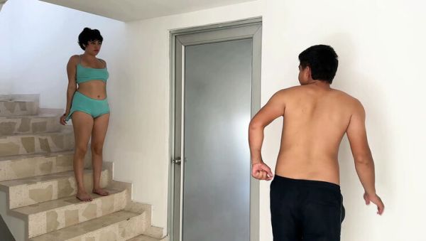 Stream this complete scene named : Manuela Alvarez Big Ass Stepsister Hindi Audio - Bored at Home Fuck Game