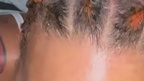 View the complete clip of : Amateur Black Girl With Pink Hair Sucks BBC Deep Throat