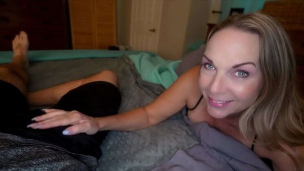 Stream this hardcore clip : Kymber Leigh Blowjob & Riding Big Cock - MILF Step Mom Gagging on BWC POV