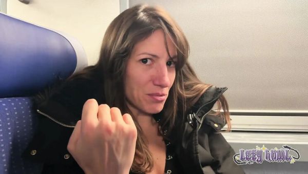 Stream uncut video titled : Lety Howl Paris Threesome: Amateur MILF Brunette Gets Double Blowjob & Facial