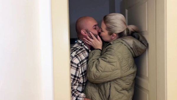 Enjoy watching the uncensored video titled : Blonde MILF Neighbor Tries Redneck John's Big Dick - Homemade Blowjob & Missionary Fuck