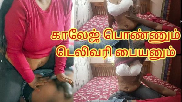 Enjoy watching HD movie titled : Indian Delivery Boy Fucks Lonely College Girl Doggystyle - Big Natural Tits & Loud Tamil Moaning