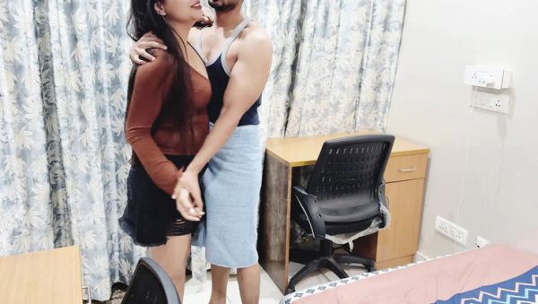 Play the uncensored clip titled : Desi girlfriend's sister doggy style fucked from behind in empty home - Hindi audio 4k