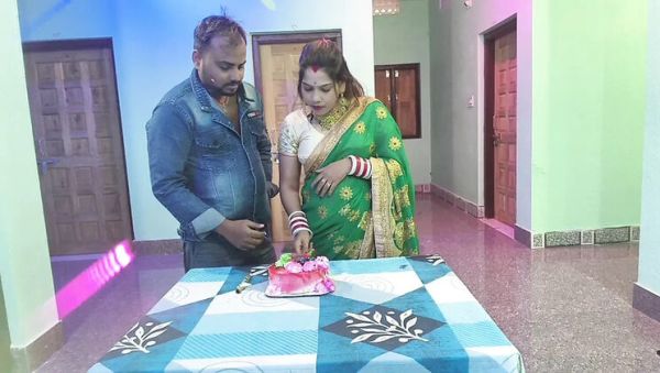 Enjoy watching the complete movie : New Year Bhabhi Hardcore Fuck with Devar After Cake - Sona Bhabhi Big Tits Doggy Hindi Sex